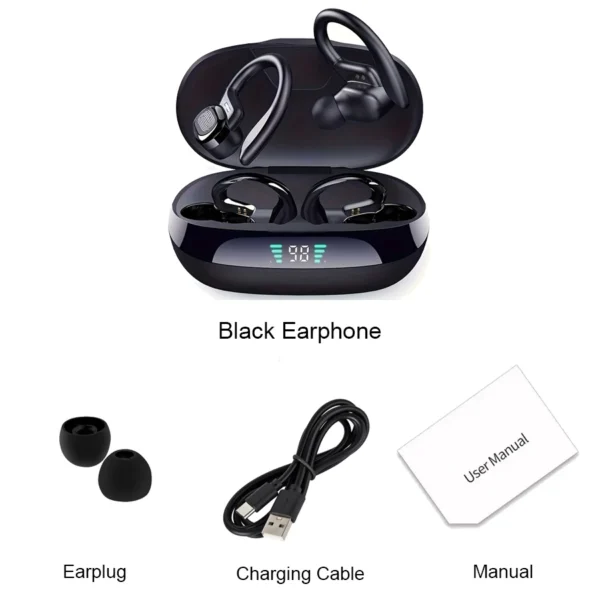 Original Wireless Earphones Ture Wireless Earbuds Ear Hook Sports HiFI - Omi Dot - Image 10