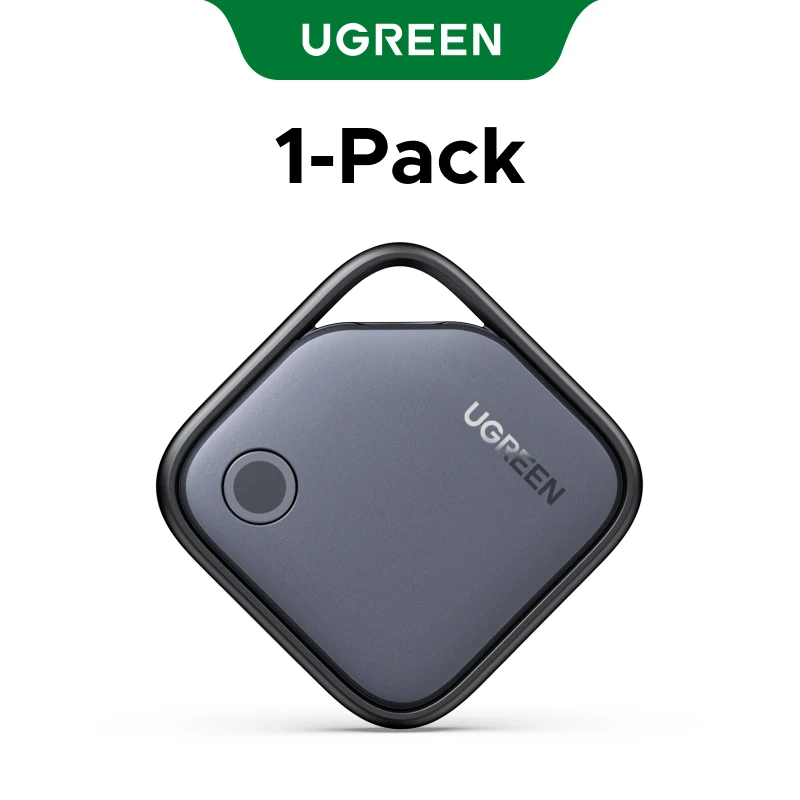 UGREEN Smart Tag Bluetooth Tracker, Keys Finder Item Locator SmartTag Up to 2 Year Battery For iPhone Apple Find My (only IOS)