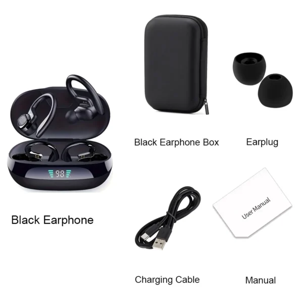 Original Wireless Earphones Ture Wireless Earbuds Ear Hook Sports HiFI - Omi Dot - Image 14
