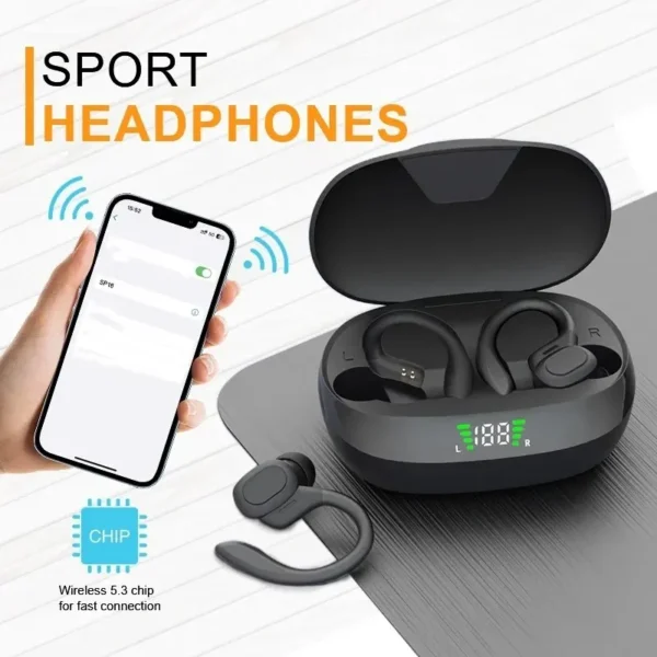 Original Wireless Earphones Ture Wireless Earbuds Ear Hook Sports HiFI - Omi Dot - Image 4